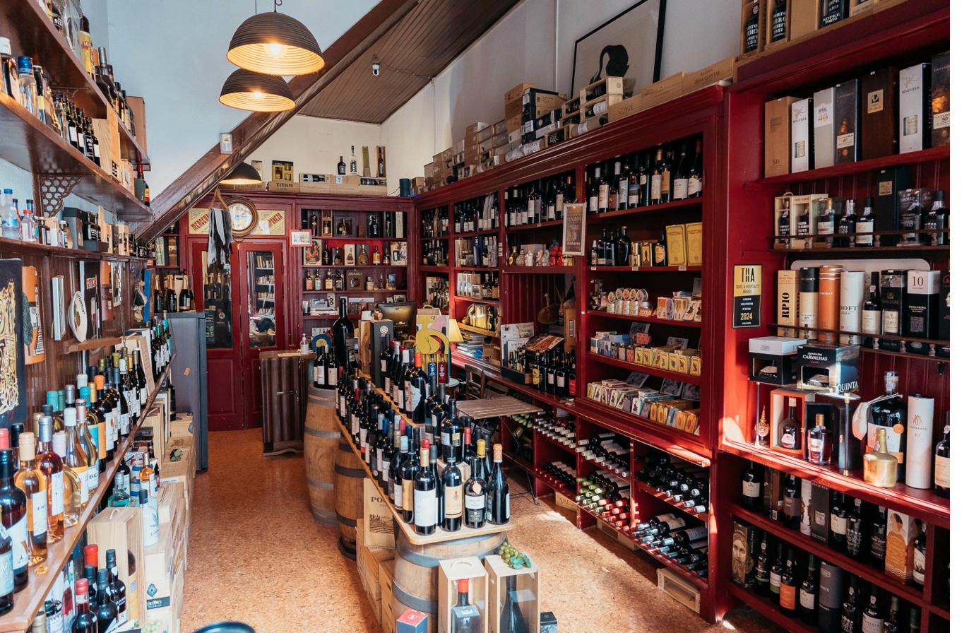 A Camponeza wine shop interior, Coimbra