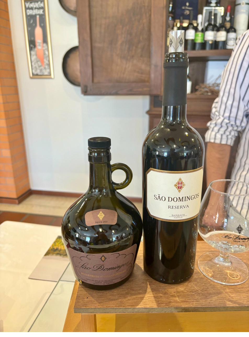 São Domingos Bairrada Reserva wine bottles